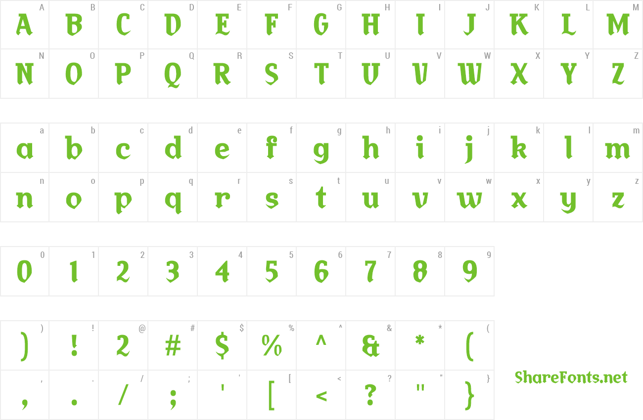 Font Lethalik preview